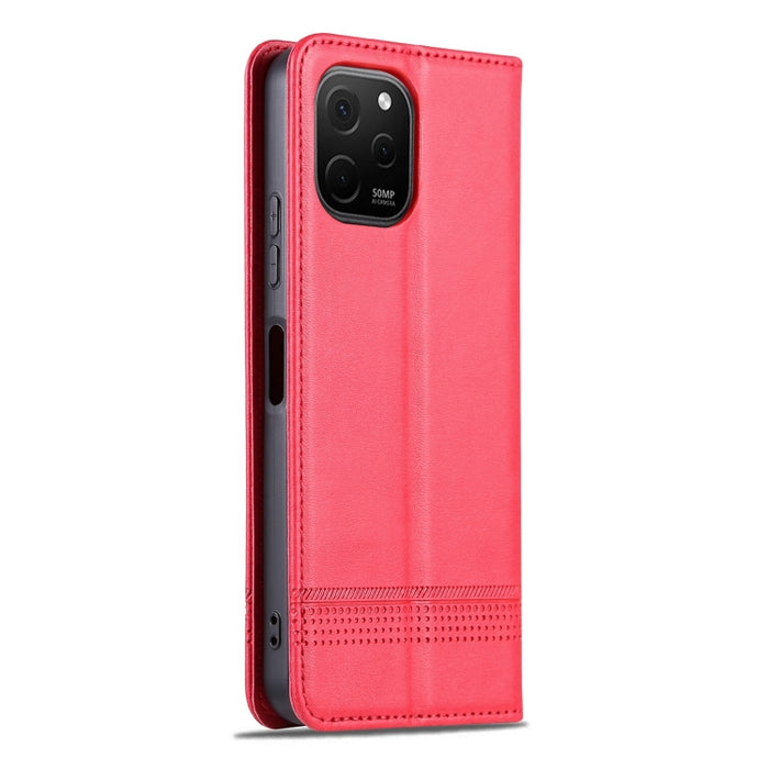 AZNS Funda de cuero con tapa magnética con textura de becerro para teléfono, For Huawei Enjoy 50z, For Huawei nova Y61, For Xiaomi Redmi K60 / K60 Pro