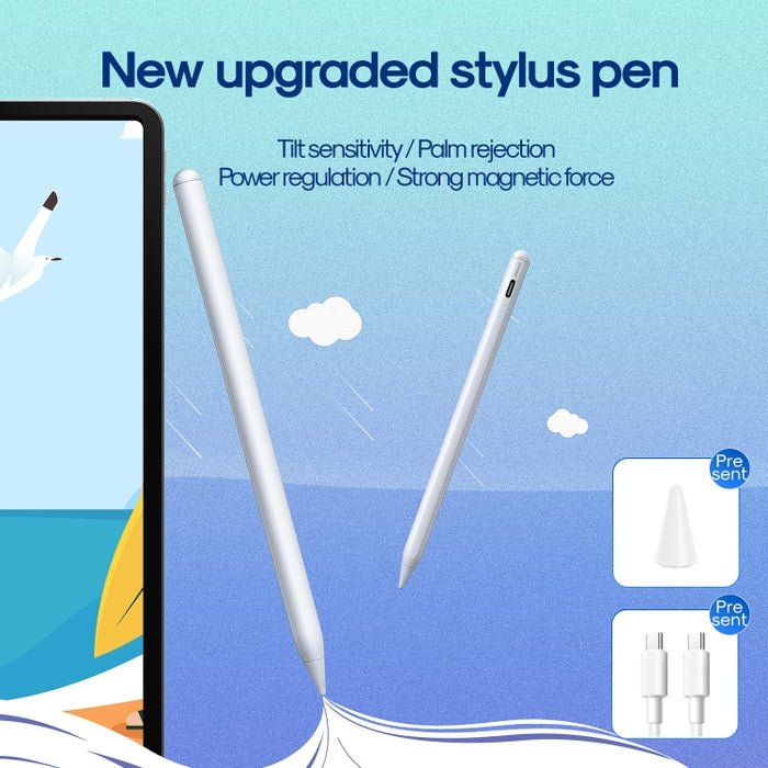JOYROOM JR-X9S Aleación de aluminio Active?Stylus?Pen con puntas de repuesto, JR-X9S