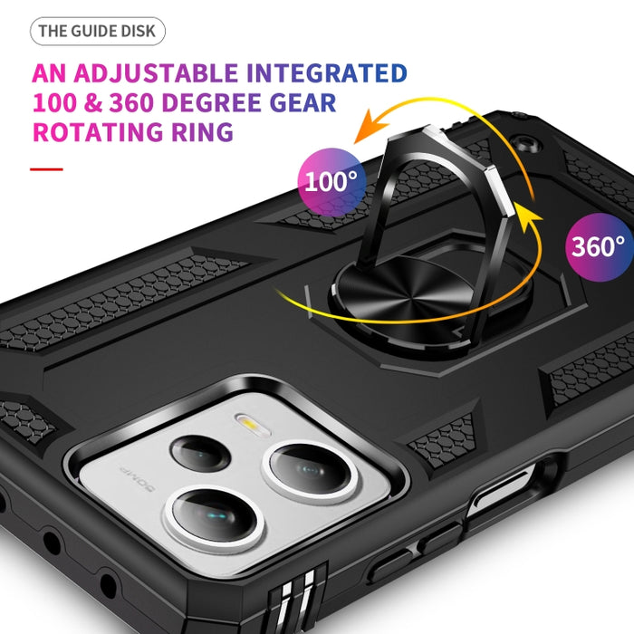 Funda para teléfono TPU + PC a prueba de golpes con soporte, For Xiaomi Redmi Note 12 Pro+, For Xiaomi Redmi Note 12 Pro 5G, For Xiaomi Redmi Note 12 5G Global, For Samsung Galaxy A34