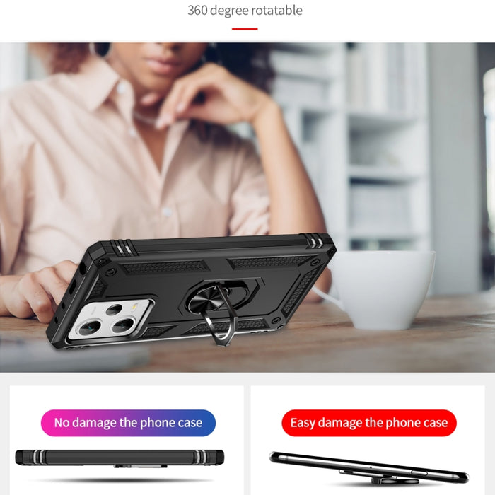Funda para teléfono TPU + PC a prueba de golpes con soporte, For Xiaomi Redmi Note 12 Pro+, For Xiaomi Redmi Note 12 Pro 5G, For Xiaomi Redmi Note 12 5G Global, For Samsung Galaxy A34