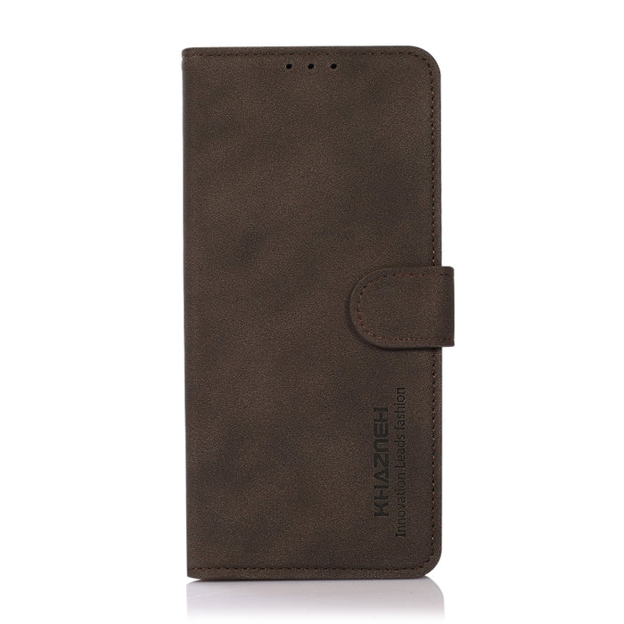 KHAZNEH Estuche para teléfono de cuero con textura mate, For Xiaomi 13 Lite / Civi 2