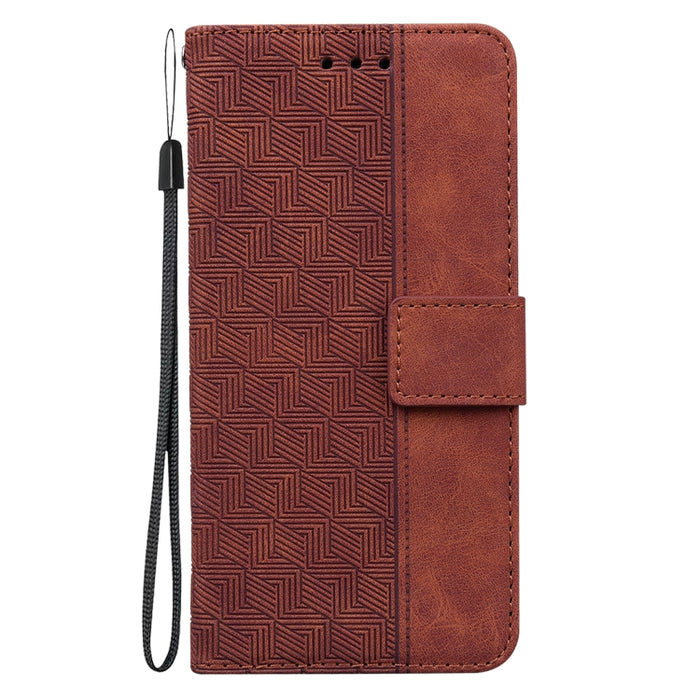 Estuche para teléfono de cuero con relieve geométrico, For Honor X7a, For Samsung Galaxy A04e / F04 / M04, For Sony Xperia 1 IV 2023, For Sony Xperia 10 IV 2023, For Xiaomi 13 5G, For Xiaomi 13 Pro, For Xiaomi Redmi Note 12 5G                          ...