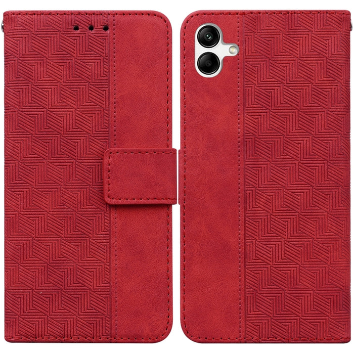 Estuche para teléfono de cuero con relieve geométrico, For Honor X7a, For Samsung Galaxy A04e / F04 / M04, For Sony Xperia 1 IV 2023, For Sony Xperia 10 IV 2023, For Xiaomi 13 5G, For Xiaomi 13 Pro, For Xiaomi Redmi Note 12 5G                          ...