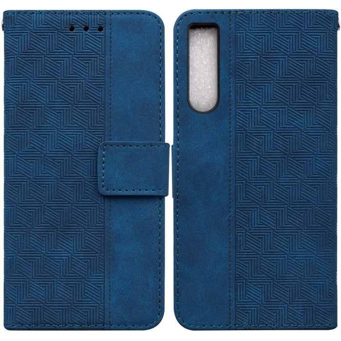 Estuche para teléfono de cuero con relieve geométrico, For Honor X7a, For Samsung Galaxy A04e / F04 / M04, For Sony Xperia 1 IV 2023, For Sony Xperia 10 IV 2023, For Xiaomi 13 5G, For Xiaomi 13 Pro, For Xiaomi Redmi Note 12 5G                          ...