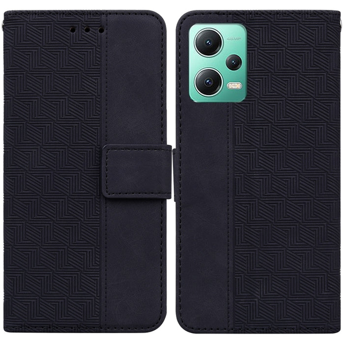 Estuche para teléfono de cuero con relieve geométrico, For Honor X7a, For Samsung Galaxy A04e / F04 / M04, For Sony Xperia 1 IV 2023, For Sony Xperia 10 IV 2023, For Xiaomi 13 5G, For Xiaomi 13 Pro, For Xiaomi Redmi Note 12 5G                          ...