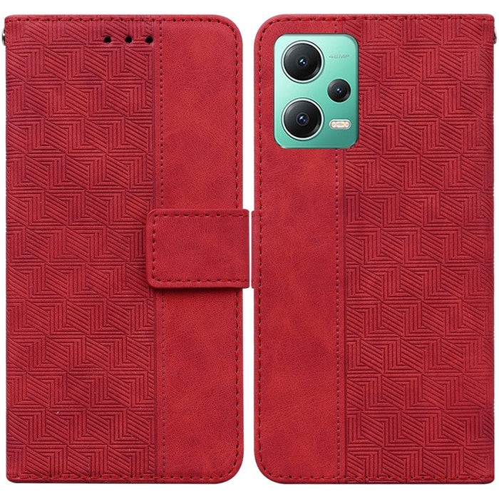 Estuche para teléfono de cuero con relieve geométrico, For Honor X7a, For Samsung Galaxy A04e / F04 / M04, For Sony Xperia 1 IV 2023, For Sony Xperia 10 IV 2023, For Xiaomi 13 5G, For Xiaomi 13 Pro, For Xiaomi Redmi Note 12 5G                          ...