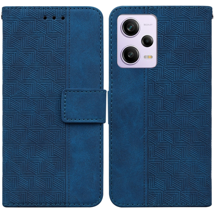 Estuche para teléfono de cuero con relieve geométrico, For Honor X7a, For Samsung Galaxy A04e / F04 / M04, For Sony Xperia 1 IV 2023, For Sony Xperia 10 IV 2023, For Xiaomi 13 5G, For Xiaomi 13 Pro, For Xiaomi Redmi Note 12 5G                          ...
