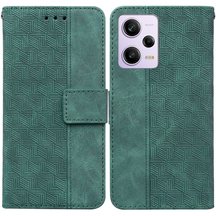 Estuche para teléfono de cuero con relieve geométrico, For Honor X7a, For Samsung Galaxy A04e / F04 / M04, For Sony Xperia 1 IV 2023, For Sony Xperia 10 IV 2023, For Xiaomi 13 5G, For Xiaomi 13 Pro, For Xiaomi Redmi Note 12 5G                          ...