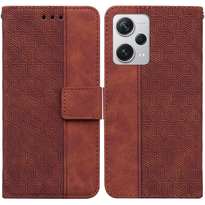 Estuche para teléfono de cuero con relieve geométrico, For Honor X7a, For Samsung Galaxy A04e / F04 / M04, For Sony Xperia 1 IV 2023, For Sony Xperia 10 IV 2023, For Xiaomi 13 5G, For Xiaomi 13 Pro, For Xiaomi Redmi Note 12 5G                          ...
