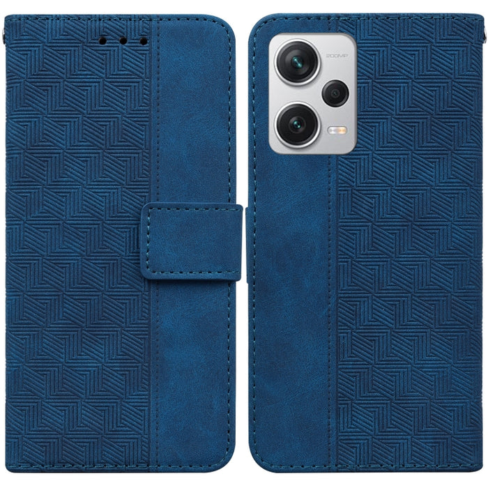 Estuche para teléfono de cuero con relieve geométrico, For Honor X7a, For Samsung Galaxy A04e / F04 / M04, For Sony Xperia 1 IV 2023, For Sony Xperia 10 IV 2023, For Xiaomi 13 5G, For Xiaomi 13 Pro, For Xiaomi Redmi Note 12 5G                          ...