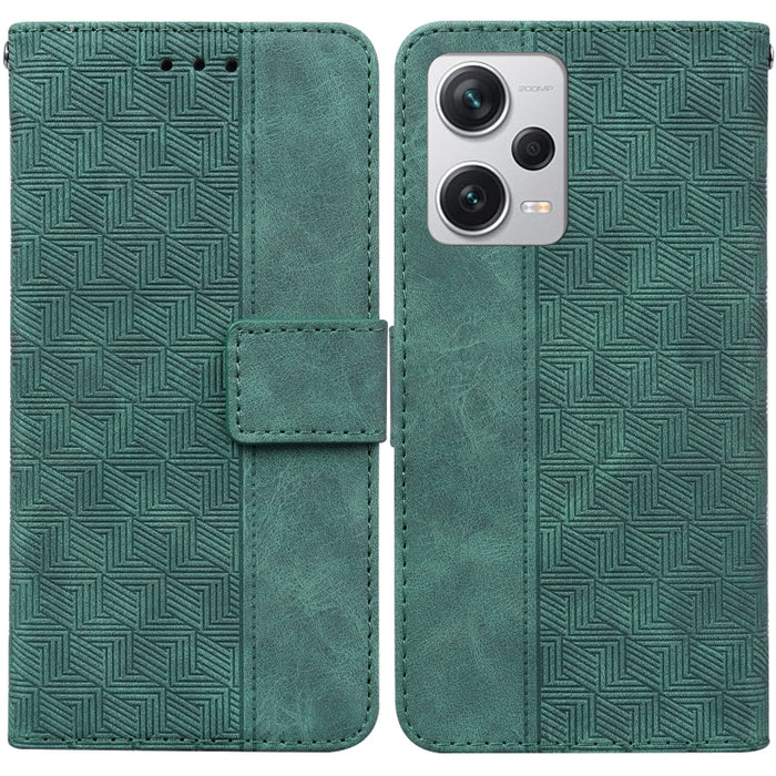 Estuche para teléfono de cuero con relieve geométrico, For Honor X7a, For Samsung Galaxy A04e / F04 / M04, For Sony Xperia 1 IV 2023, For Sony Xperia 10 IV 2023, For Xiaomi 13 5G, For Xiaomi 13 Pro, For Xiaomi Redmi Note 12 5G                          ...