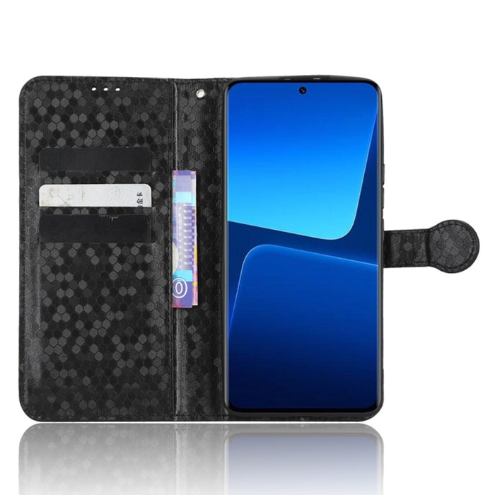 Estuche para teléfono de cuero con textura de punto de panal, For Xiaomi 13, For Xiaomi 13 Pro, For Xiaomi 12 Ultra, For Xiaomi Redmi Note 12 5G, For Xiaomi Redmi Note 12 Pro 5G, For Xiaomi Redmi Note12 Pro+                                             ...