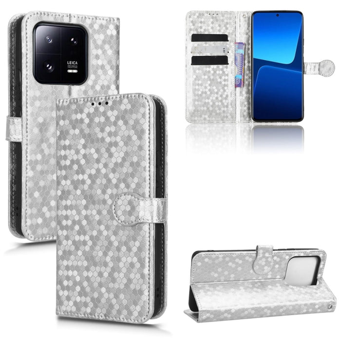 Estuche para teléfono de cuero con textura de punto de panal, For Xiaomi 13, For Xiaomi 13 Pro, For Xiaomi 12 Ultra, For Xiaomi Redmi Note 12 5G, For Xiaomi Redmi Note 12 Pro 5G, For Xiaomi Redmi Note12 Pro+                                             ...