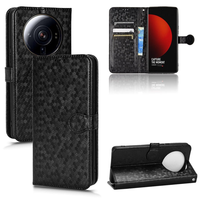 Estuche para teléfono de cuero con textura de punto de panal, For Xiaomi 13, For Xiaomi 13 Pro, For Xiaomi 12 Ultra, For Xiaomi Redmi Note 12 5G, For Xiaomi Redmi Note 12 Pro 5G, For Xiaomi Redmi Note12 Pro+                                             ...