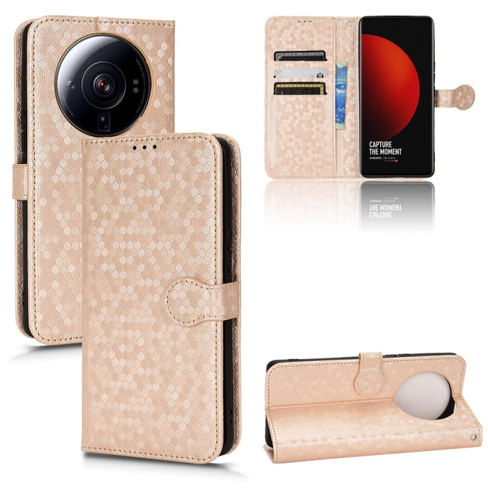 Estuche para teléfono de cuero con textura de punto de panal, For Xiaomi 13, For Xiaomi 13 Pro, For Xiaomi 12 Ultra, For Xiaomi Redmi Note 12 5G, For Xiaomi Redmi Note 12 Pro 5G, For Xiaomi Redmi Note12 Pro+                                             ...