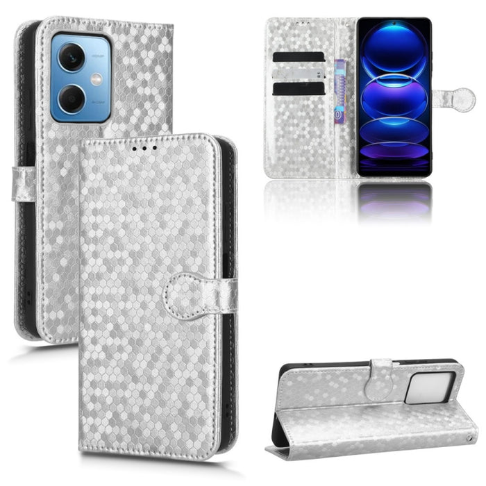 Estuche para teléfono de cuero con textura de punto de panal, For Xiaomi 13, For Xiaomi 13 Pro, For Xiaomi 12 Ultra, For Xiaomi Redmi Note 12 5G, For Xiaomi Redmi Note 12 Pro 5G, For Xiaomi Redmi Note12 Pro+                                             ...