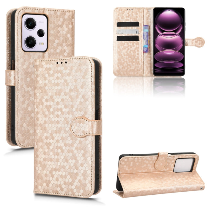 Estuche para teléfono de cuero con textura de punto de panal, For Xiaomi 13, For Xiaomi 13 Pro, For Xiaomi 12 Ultra, For Xiaomi Redmi Note 12 5G, For Xiaomi Redmi Note 12 Pro 5G, For Xiaomi Redmi Note12 Pro+                                             ...