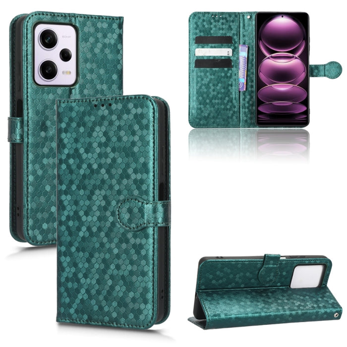 Estuche para teléfono de cuero con textura de punto de panal, For Xiaomi 13, For Xiaomi 13 Pro, For Xiaomi 12 Ultra, For Xiaomi Redmi Note 12 5G, For Xiaomi Redmi Note 12 Pro 5G, For Xiaomi Redmi Note12 Pro+                                             ...