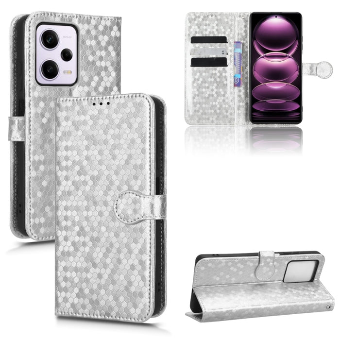 Estuche para teléfono de cuero con textura de punto de panal, For Xiaomi 13, For Xiaomi 13 Pro, For Xiaomi 12 Ultra, For Xiaomi Redmi Note 12 5G, For Xiaomi Redmi Note 12 Pro 5G, For Xiaomi Redmi Note12 Pro+                                             ...