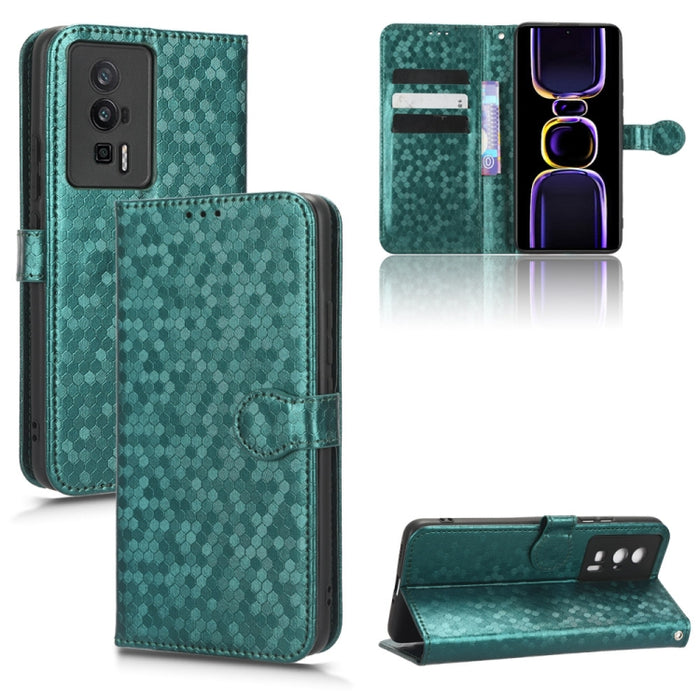 Estuche para teléfono de cuero con textura de punto de panal, For Xiaomi 13, For Xiaomi 13 Pro, For Xiaomi 12 Ultra, For Xiaomi Redmi Note 12 5G, For Xiaomi Redmi Note 12 Pro 5G, For Xiaomi Redmi Note12 Pro+                                             ...