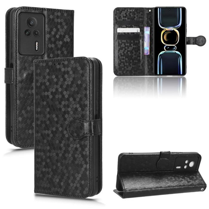 Estuche para teléfono de cuero con textura de punto de panal, For Xiaomi 13, For Xiaomi 13 Pro, For Xiaomi 12 Ultra, For Xiaomi Redmi Note 12 5G, For Xiaomi Redmi Note 12 Pro 5G, For Xiaomi Redmi Note12 Pro+                                             ...