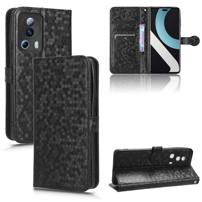 Estuche para teléfono de cuero con textura de punto de panal, For Xiaomi 13, For Xiaomi 13 Pro, For Xiaomi 12 Ultra, For Xiaomi Redmi Note 12 5G, For Xiaomi Redmi Note 12 Pro 5G, For Xiaomi Redmi Note12 Pro+                                             ...
