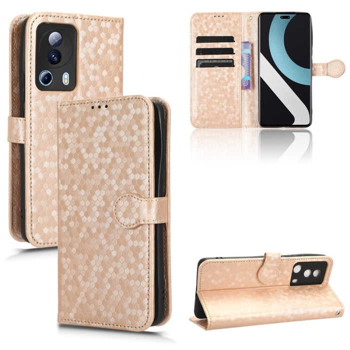 Estuche para teléfono de cuero con textura de punto de panal, For Xiaomi 13, For Xiaomi 13 Pro, For Xiaomi 12 Ultra, For Xiaomi Redmi Note 12 5G, For Xiaomi Redmi Note 12 Pro 5G, For Xiaomi Redmi Note12 Pro+                                             ...