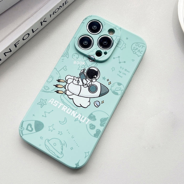 Estuche para teléfono con lado recto de silicona líquida, For iPhone SE 2022 / 2020 / 7 / 8, For iPhone X / XS, For iPhone XR, For iPhone XS Max, For iPhone 7 Plus / 8 Plus