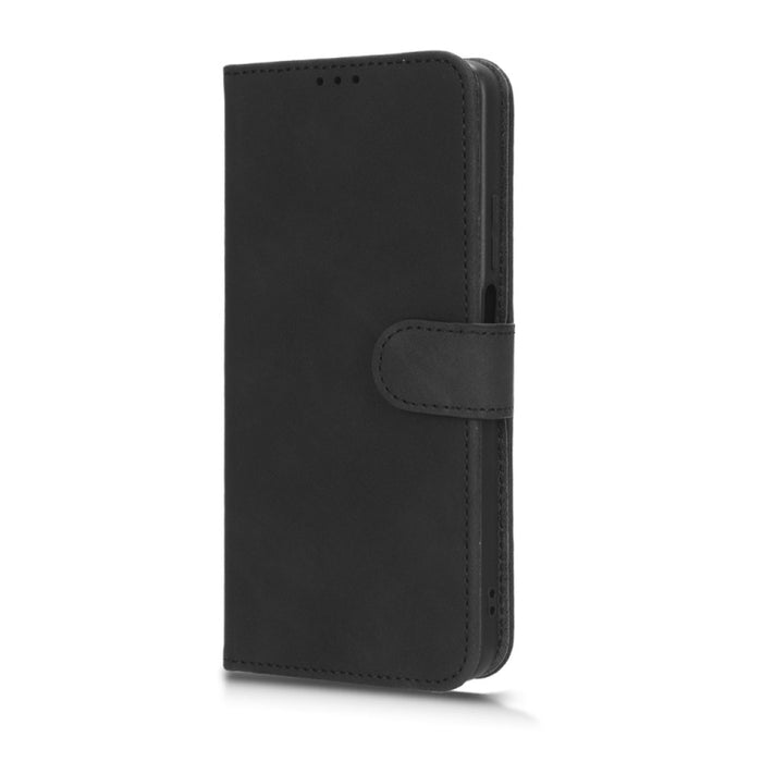 Estuche para teléfono de cuero con tapa magnética Skin Feel, For Realme C55, For TCL ION X, For vivo S16e, For Xiaomi Redmi Note 12 Pro+ 5G, For Honor X5, For Samsung Galaxy A24 4G, For ZTE Blade V40 Design