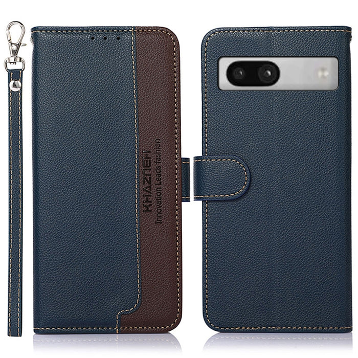 KHAZNEH Estuche para teléfono RFID de cuero con textura de litchi, For Google Pixel 7a, For Xiaomi Redmi Note 12 4G Global, For Samsung Galaxy M14 5G