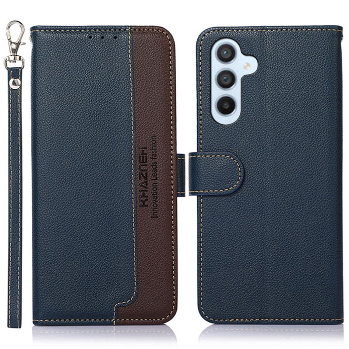 KHAZNEH Estuche para teléfono RFID de cuero con textura de litchi, For Google Pixel 7a, For Xiaomi Redmi Note 12 4G Global, For Samsung Galaxy M14 5G