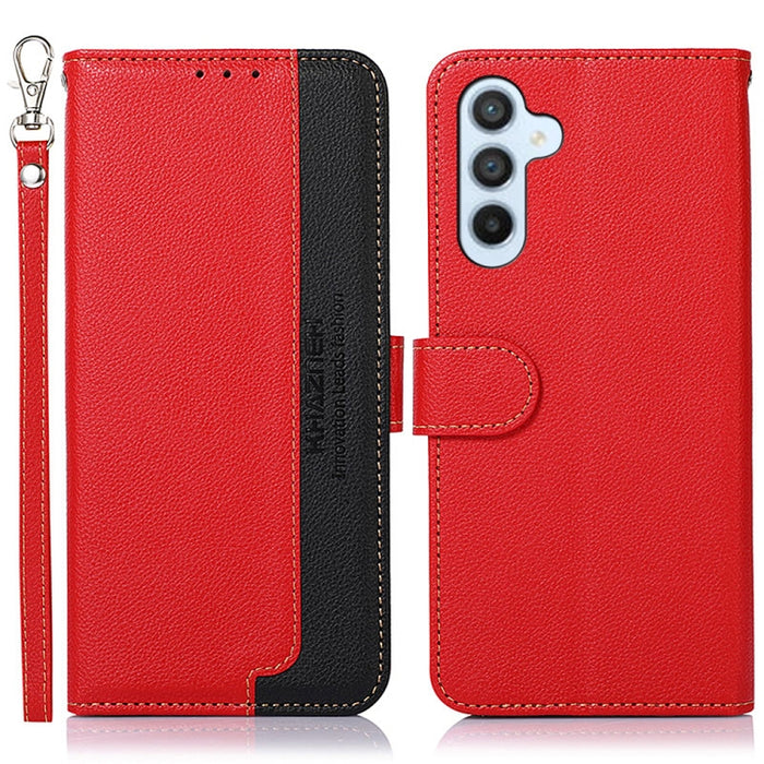 KHAZNEH Estuche para teléfono RFID de cuero con textura de litchi, For Google Pixel 7a, For Xiaomi Redmi Note 12 4G Global, For Samsung Galaxy M14 5G
