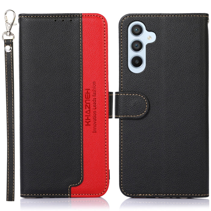KHAZNEH Estuche para teléfono RFID de cuero con textura de litchi, For Google Pixel 7a, For Xiaomi Redmi Note 12 4G Global, For Samsung Galaxy M14 5G