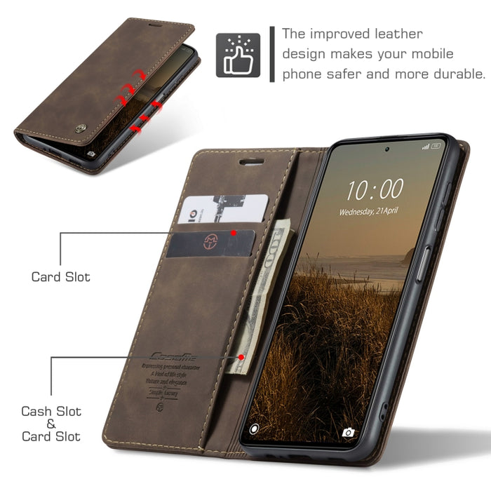 CaseMe 013 Estuche multifuncional de cuero con tapa horizontal para teléfono, For OPPO Reno8 T 5G, For Xiaomi Redmi Note 12 5G / Poco X5, For Xiaomi Redmi Note 12 Pro 5G / Poco X5 Pro, For Xiaomi Redmi Note 12 Pro+ 5G