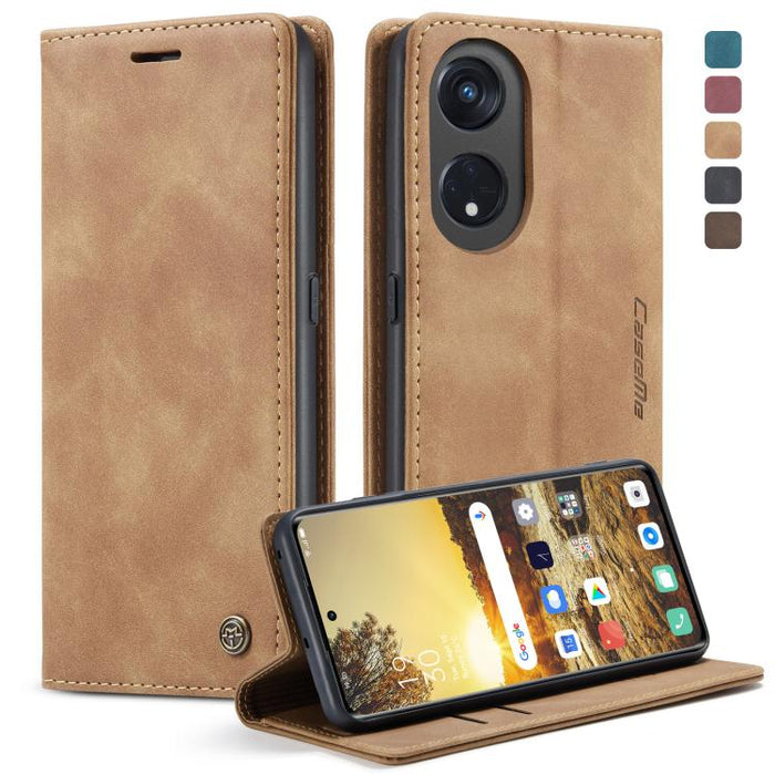 CaseMe 013 Estuche multifuncional de cuero con tapa horizontal para teléfono, For OPPO Reno8 T 5G, For Xiaomi Redmi Note 12 5G / Poco X5, For Xiaomi Redmi Note 12 Pro 5G / Poco X5 Pro, For Xiaomi Redmi Note 12 Pro+ 5G