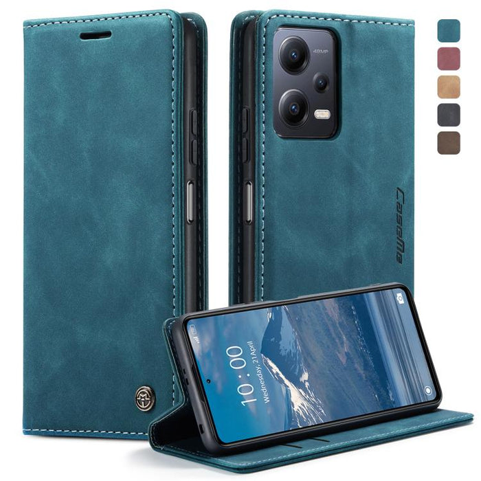 CaseMe 013 Estuche multifuncional de cuero con tapa horizontal para teléfono, For OPPO Reno8 T 5G, For Xiaomi Redmi Note 12 5G / Poco X5, For Xiaomi Redmi Note 12 Pro 5G / Poco X5 Pro, For Xiaomi Redmi Note 12 Pro+ 5G
