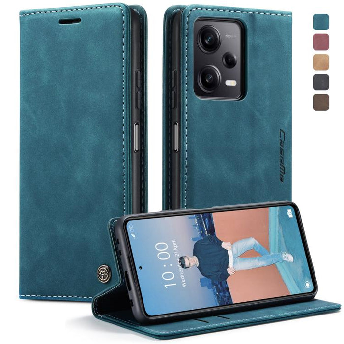 CaseMe 013 Estuche multifuncional de cuero con tapa horizontal para teléfono, For OPPO Reno8 T 5G, For Xiaomi Redmi Note 12 5G / Poco X5, For Xiaomi Redmi Note 12 Pro 5G / Poco X5 Pro, For Xiaomi Redmi Note 12 Pro+ 5G