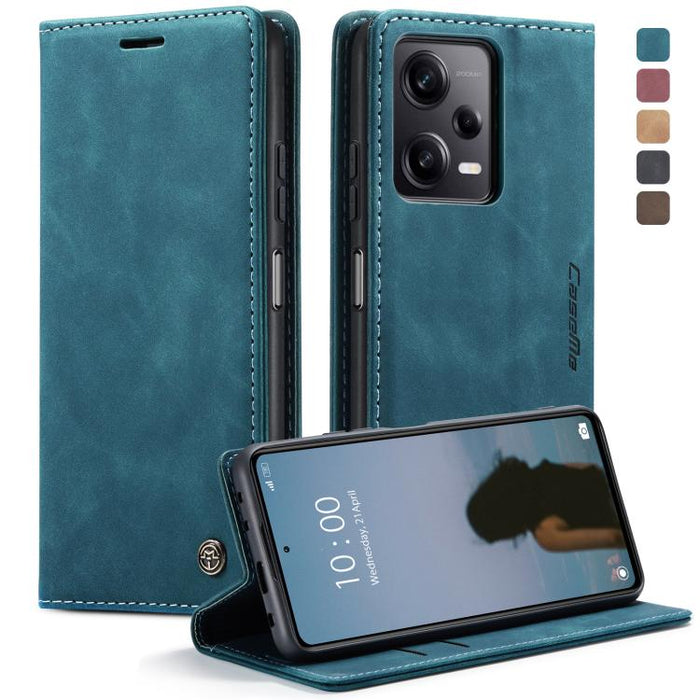 CaseMe 013 Estuche multifuncional de cuero con tapa horizontal para teléfono, For OPPO Reno8 T 5G, For Xiaomi Redmi Note 12 5G / Poco X5, For Xiaomi Redmi Note 12 Pro 5G / Poco X5 Pro, For Xiaomi Redmi Note 12 Pro+ 5G