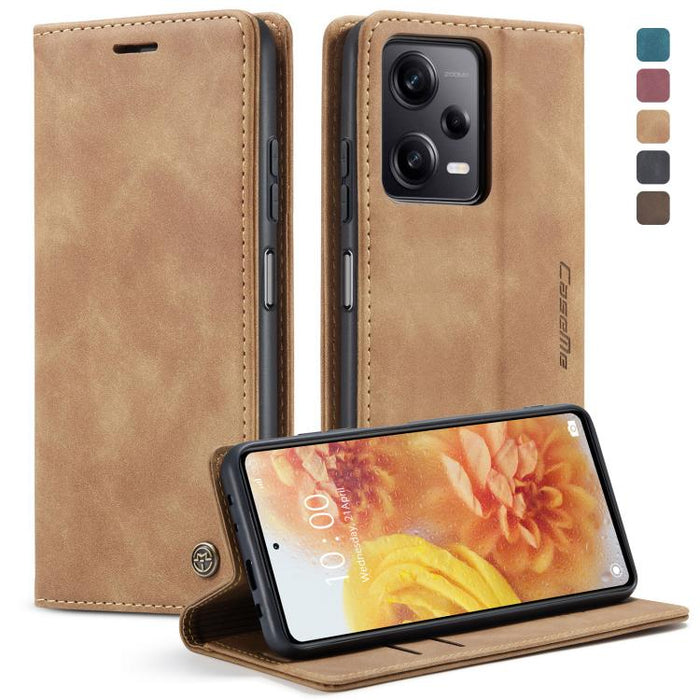 CaseMe 013 Estuche multifuncional de cuero con tapa horizontal para teléfono, For OPPO Reno8 T 5G, For Xiaomi Redmi Note 12 5G / Poco X5, For Xiaomi Redmi Note 12 Pro 5G / Poco X5 Pro, For Xiaomi Redmi Note 12 Pro+ 5G