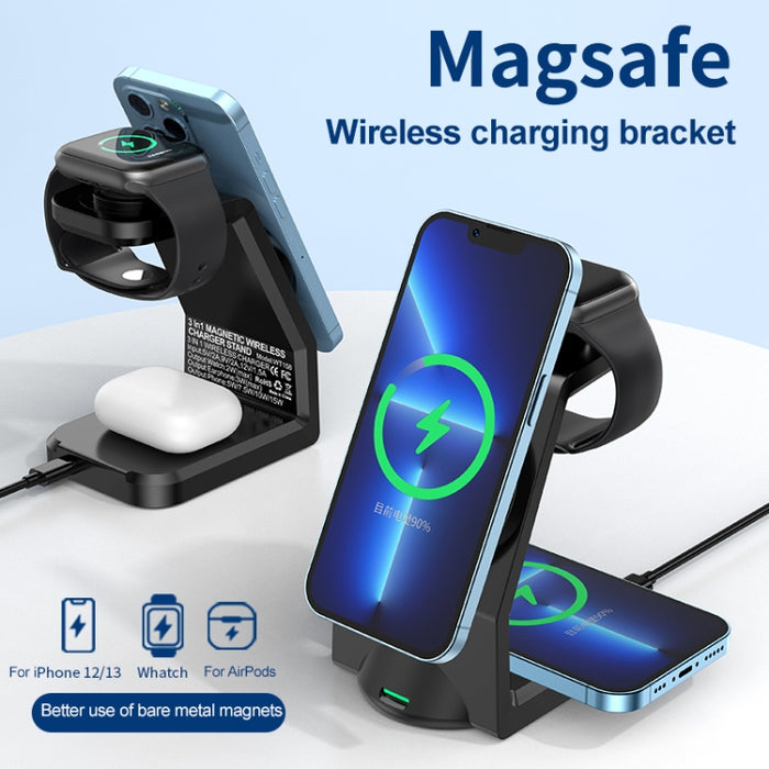 Cargador inalámbrico magnético multi en uno WT-158