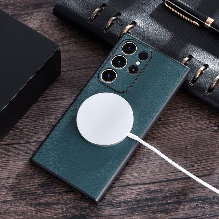 Estuche magnético MagSafe para teléfono con textura de tela PU, For Samsung Galaxy S23 5G, For Samsung Galaxy S23+ 5G, For Samsung Galaxy S23 Ultra 5G, For Honor Magic5 Pro, For Xiaomi 13, For OnePlus 11, For OnePlus Ace 2