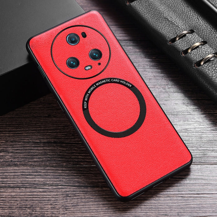 Estuche magnético MagSafe para teléfono con textura de tela PU, For Samsung Galaxy S23 5G, For Samsung Galaxy S23+ 5G, For Samsung Galaxy S23 Ultra 5G, For Honor Magic5 Pro, For Xiaomi 13, For OnePlus 11, For OnePlus Ace 2