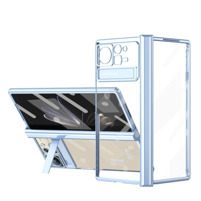 Caja de teléfono transparente con bisagra galvanizada, For Xiaomi Mix Fold 2