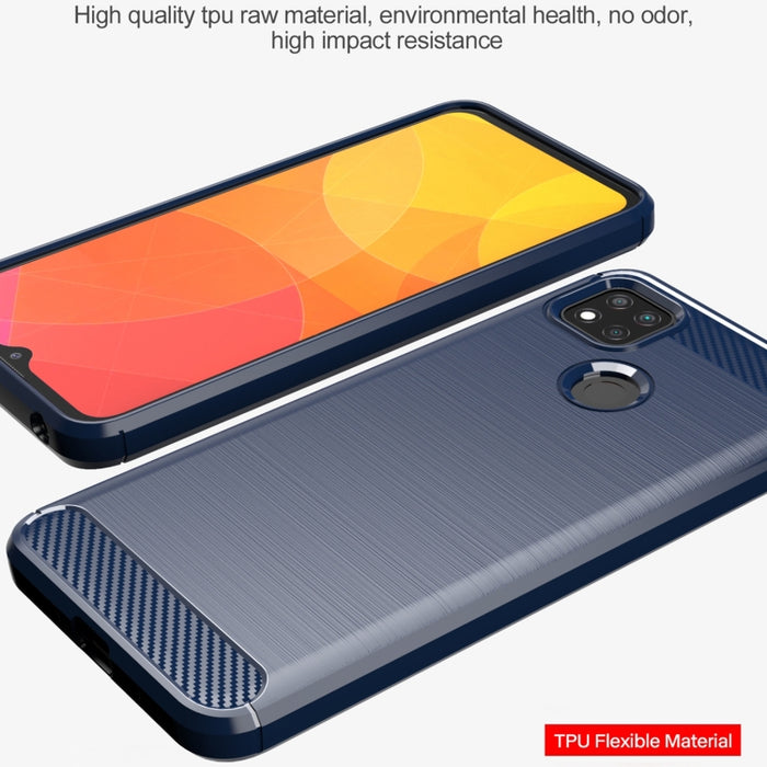 Caja de teléfono TPU de fibra de carbono con textura cepillada, For Xiaomi Redmi 9 Activ, For Xiaomi Redmi 9 India, For Xiaomi Redmi 9C NFC, For Xiaomi Redmi 10A, For Xiaomi 12S, For Xiaomi 12X, For Xiaomi 12 Pro Dimensity, For Xiaomi 12S Pro          ...