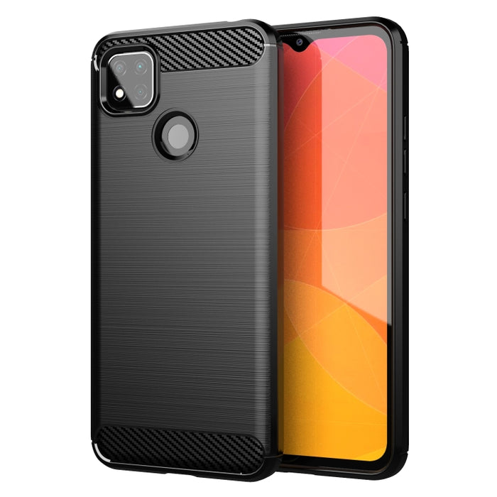 Caja de teléfono TPU de fibra de carbono con textura cepillada, For Xiaomi Redmi 9 Activ, For Xiaomi Redmi 9 India, For Xiaomi Redmi 9C NFC, For Xiaomi Redmi 10A, For Xiaomi 12S, For Xiaomi 12X, For Xiaomi 12 Pro Dimensity, For Xiaomi 12S Pro          ...
