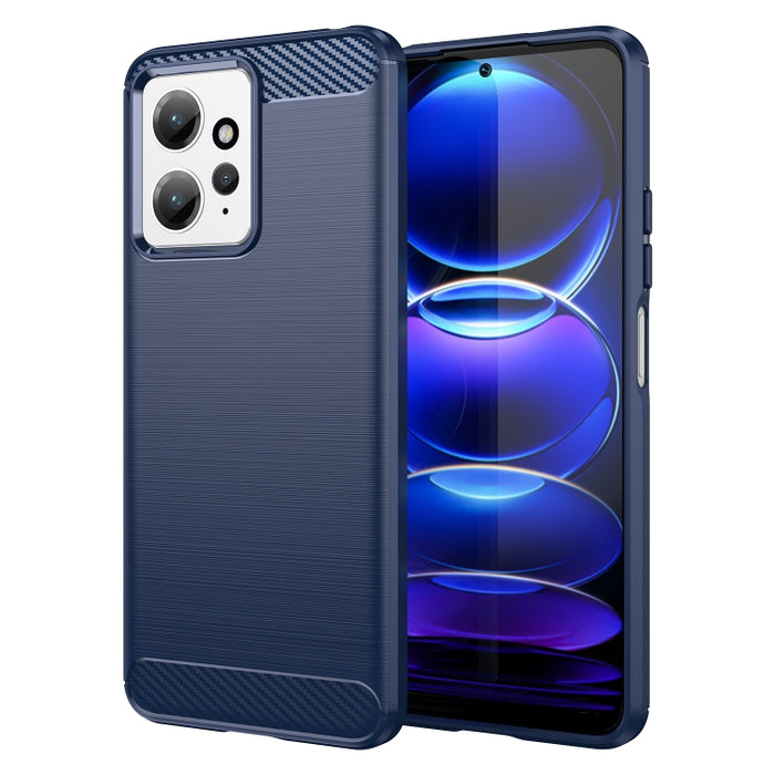 Caja de teléfono TPU de fibra de carbono con textura cepillada, For Xiaomi Redmi 9 Activ, For Xiaomi Redmi 9 India, For Xiaomi Redmi 9C NFC, For Xiaomi Redmi 10A, For Xiaomi 12S, For Xiaomi 12X, For Xiaomi 12 Pro Dimensity, For Xiaomi 12S Pro          ...