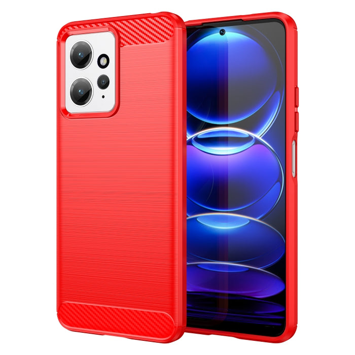 Caja de teléfono TPU de fibra de carbono con textura cepillada, For Xiaomi Redmi 9 Activ, For Xiaomi Redmi 9 India, For Xiaomi Redmi 9C NFC, For Xiaomi Redmi 10A, For Xiaomi 12S, For Xiaomi 12X, For Xiaomi 12 Pro Dimensity, For Xiaomi 12S Pro          ...