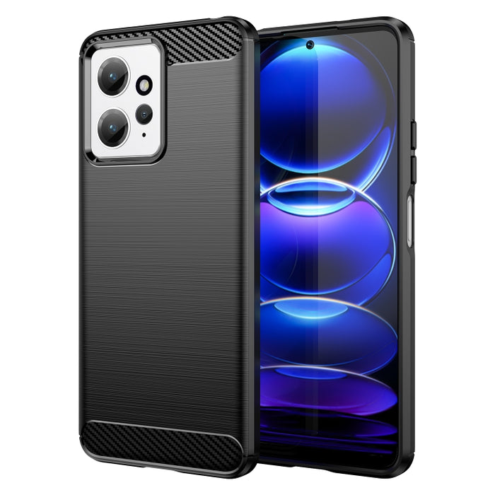 Caja de teléfono TPU de fibra de carbono con textura cepillada, For Xiaomi Redmi 9 Activ, For Xiaomi Redmi 9 India, For Xiaomi Redmi 9C NFC, For Xiaomi Redmi 10A, For Xiaomi 12S, For Xiaomi 12X, For Xiaomi 12 Pro Dimensity, For Xiaomi 12S Pro          ...