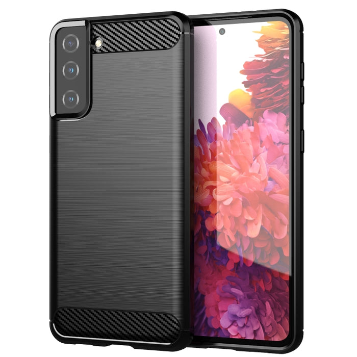 Caja de teléfono TPU de fibra de carbono con textura cepillada, For Xiaomi Redmi 9 Activ, For Xiaomi Redmi 9 India, For Xiaomi Redmi 9C NFC, For Xiaomi Redmi 10A, For Xiaomi 12S, For Xiaomi 12X, For Xiaomi 12 Pro Dimensity, For Xiaomi 12S Pro          ...