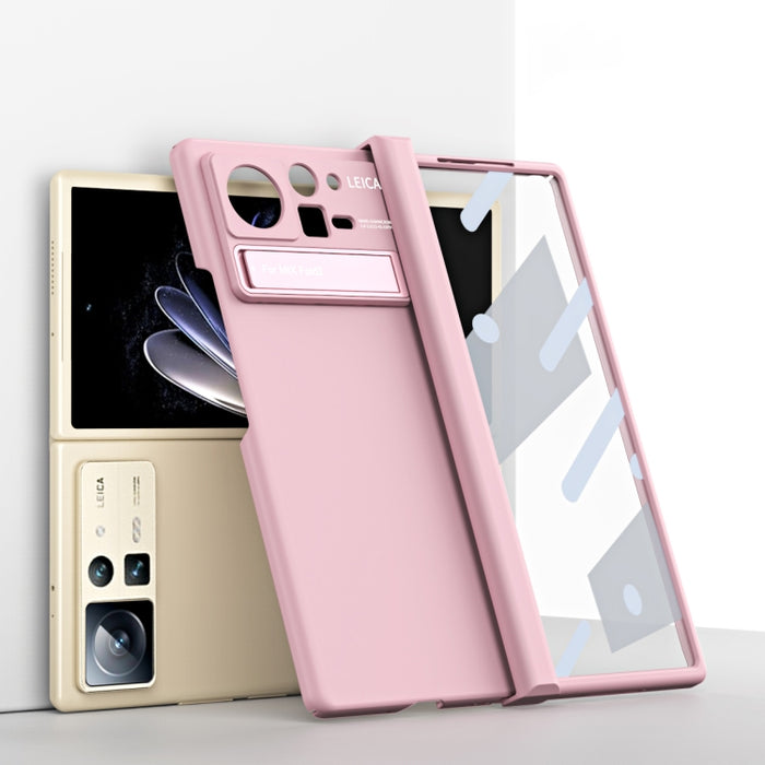 Estuche para teléfono plegable con todo incluido Macaron Hinge con soporte, For Xiaomi Mix Fold 2